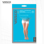 Vissco Medical Compression Class-2 Thigh Length Mild Support Beige - Image 3