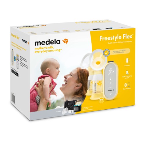 Freestyle-FLEX7.jpg Medela Freestyle Flex™ 2-Phase Double Electric Breast Pump - Image 1