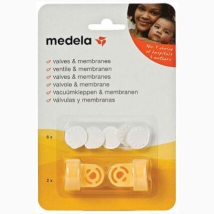 Medela Extra Valves 2 Heads Membranes 6Pcs