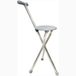 Multi-Function Aluminium Walking Stick with Chair Folding Seat Walking Cane
