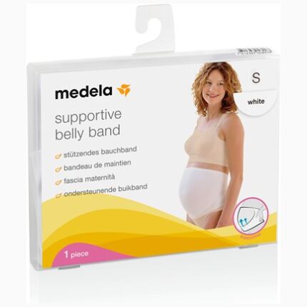 Madela Supportive Belly Band White (S)