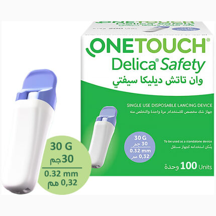 OneTouch Delica Safety Device Single Use Lancing Device