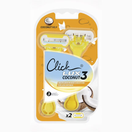 Click Lux 3 Coconut Razor 2pcs