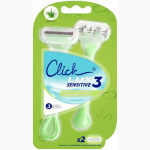 Click Lux 3 Sensitive Razor 2pcs