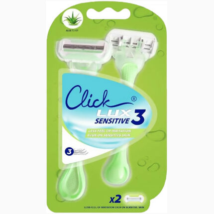 Click Lux 3 Sensitive Razor 2pcs