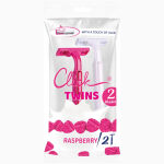 Click Twins Raspberry Razor 2pcs Pack