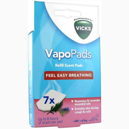Vicks VBR7E Scent Pads VAPOPADS Rosemary & Lavender 7 Scent