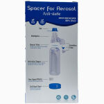 Spacer for Aerosol Anti-Static with soft 100% Silicon Mask for Adult +5 years