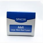 Spacer for Aerosol Anti-Static with soft 100% Silicon Mask for Adult +5 years