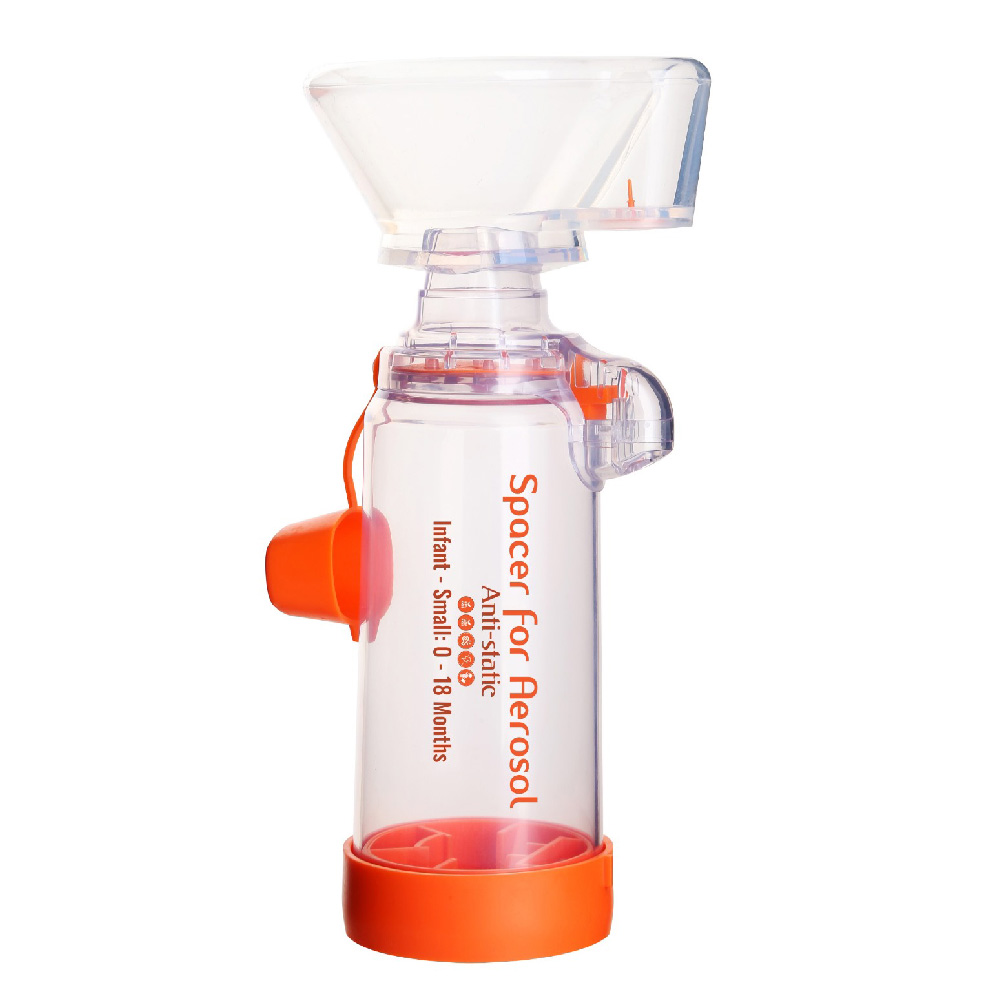 Spacer for Aerosol anti static with soft 100% silicon mask for infant 0-18 month-02 Spacer for Aerosol Anti-Static with soft 100% Silicon Mask for Infant (0-18 month)