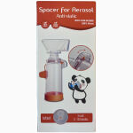 Spacer for Aerosol Anti-Static with soft 100% Silicon Mask for Infant (0-18 month)