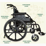 Smart Saver Comfort Wheelchair - Image 2